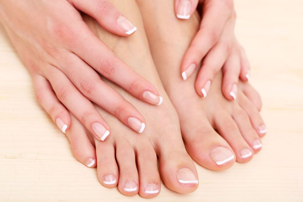healthy nails after nail polish treatment