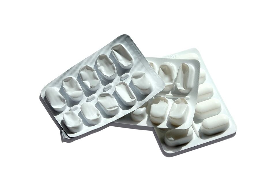 Tablets for foot mushrooms