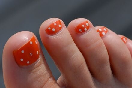 a well-groomed pedicure